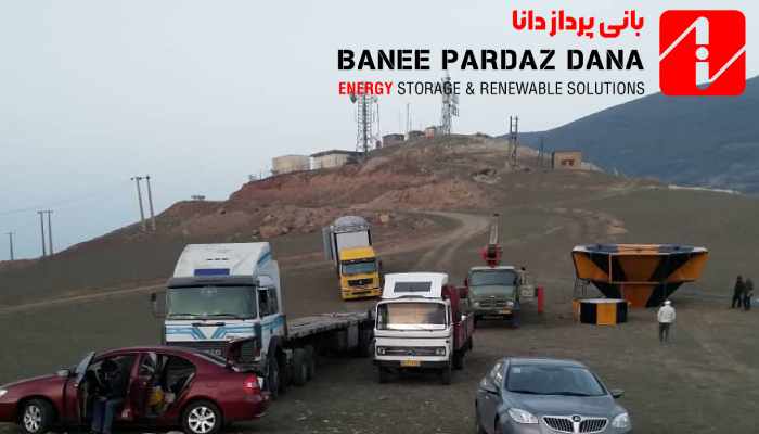 اولین توربین بادی زمین پایه با پروانه های طوفان زا